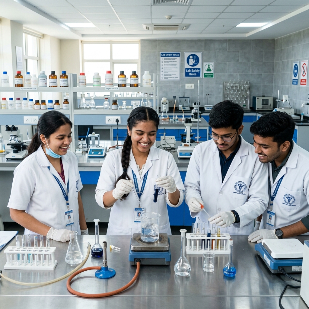 D.Pharmacy lab students